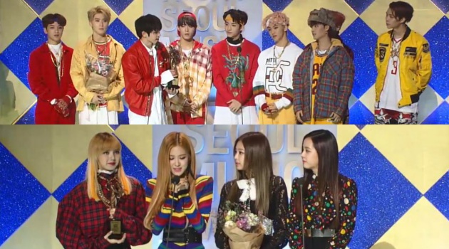 Bikin Histeris Buka Acara, NCT 127-Black Pink Langsung Boyong Rookie Award di SMA 2017