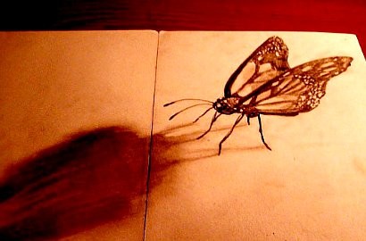 Gambar 3D Terlihat Seperti Muncul dari Kertas