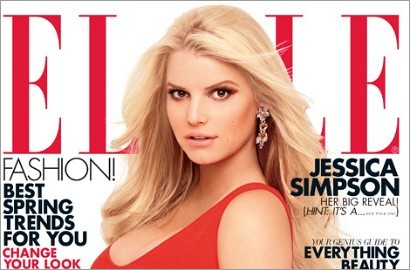 Jessica Simpson Pose Telanjang di Majalah Elle