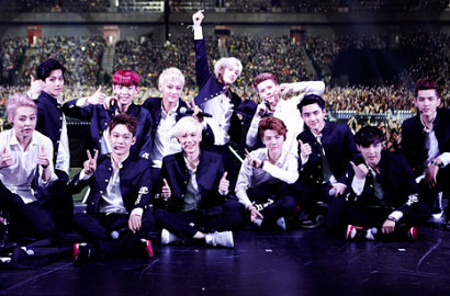 EXO Sukses Gelar Jumpa Fans Pertama di Jepang