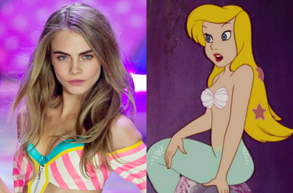 Model Cara Delevingne Jadi Putri Duyung di Film Peter Pan Hugh Jackman