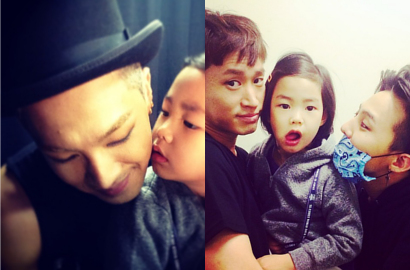Taeyang Dapat Cium Pipi, G-Dragon 'Terpesona' Pandangi Haru