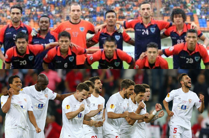 Laga Pelita Bandung Raya vs Sevilla Sepi Penonton