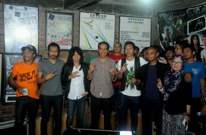 Jokowi ke Potlot, Slank Beri Daftar Nama Menteri