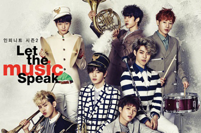 Infinite Tampil Vintage Mainkan Alat Musik di Majalah