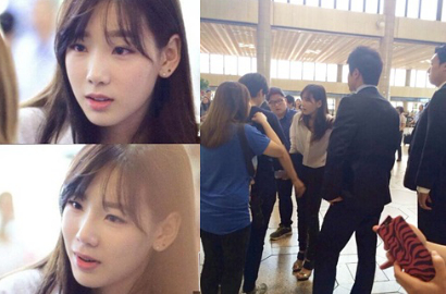Tae Yeon SNSD Dikabarkan Nangis Minta Maaf ke Fans di Bandara