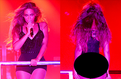 Beyonce Pede Tunjukkan Pantat Seksi di Tur 'On the Run'