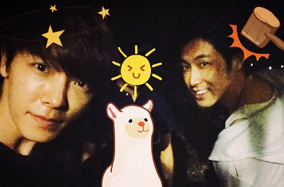 Asyiknya 'Kencan' Malam Donghae SuJu dan Yunho TVXQ