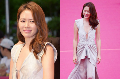 Netter Kritik Son Ye Jin Pakai Gaun Berpeniti di Red Carpet PIFAN 2014