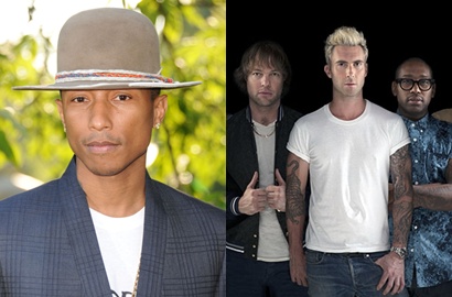 Maroon 5 dan Pharrell Williams Siap Ramaikan 'iTunes Festival' 2014