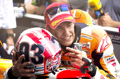 Marc Marquez Bakal Tarung di Moto2?