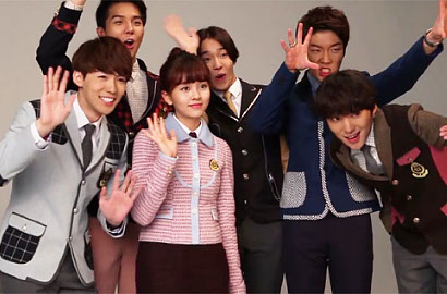 Winner dan Kim So Hyun Berseragam untuk Pemotretan Elite