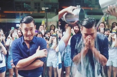 Ikuti Tantangan 'Ice Bucket', Siwon SuJu Rela Disiram Air Es Seember