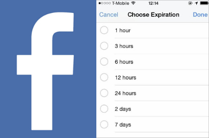 Facebook Uji Penghapus Postingan Otomatis Mirip Snapchat