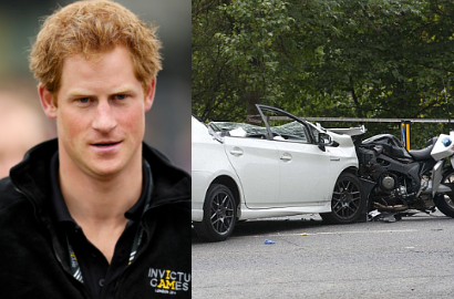 Pangeran Harry Syok Lihat Pengawalnya Alami Kecelakaan