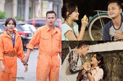 Serunya Anisa Rahma dan Andhika Pratama Syuting 'Cantik-Cantik Bau WC'