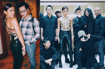 Seksinya Agnes Monica Buat Kru Jadi Salah Fokus