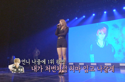 Amber f(x) Janji Pakai Rok Mini Kalau Album Ailee Juara
