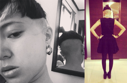 Gaya Rambut Cukur Batok Poppy Sovia Tuai Pro dan Kontra
