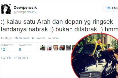 Dewi Persik Sindir Hotman Paris Soal Insiden Mobil Lamborghini?