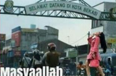 Syahrini Bikin Ngakak Fans Karena Jadi Model Meme Bekasi