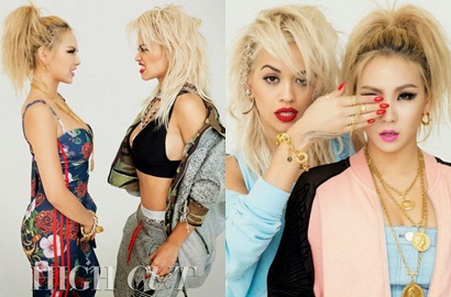 CL 2NE1 dan Rita Ora Pose Garang Kenakan Adidas di High Cut