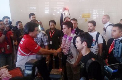 Tiba di Jakarta, Marc Marquez Tak Sabar Ketemu Penggemar