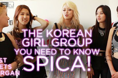 Spica Jadi Bintang Tamu di Acara TV Amerika 'East Meets Morgan'