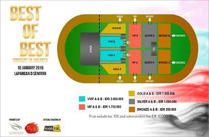 Tiket Konser SNSD, SHINee, Bangtan Boys Paling Murah Seharga Rp 550.000