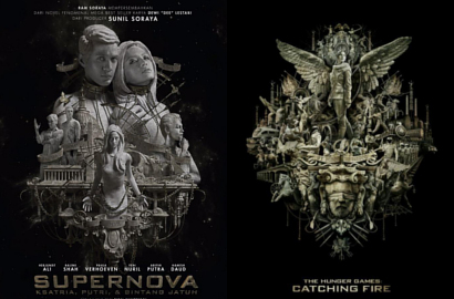 Poster Perdana 'Supernova' Mirip 'The Hunger Games: Catching Fire'?