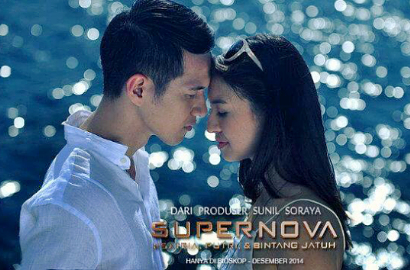 Raline Shah Cubit-Cubitan dengan Herjunot Ali di Syuting 'Supernova'