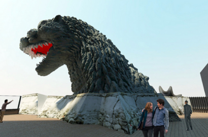 Patung Kepala Godzilla Raksasa Siap 'Teror' Tokyo Tahun Depan