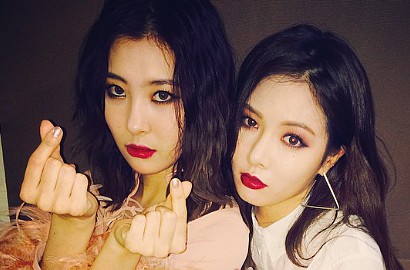 Mantan Member Wonder Girls HyunA dan Sunmi Reuni di Instagram