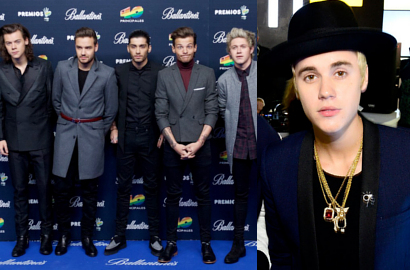 One Direction Kalahkan Justin Bieber di MTV Stars Of 2014