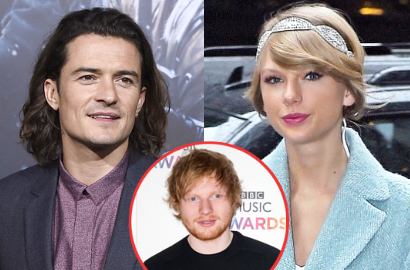 Ed Sheeran Harap Taylor Swift dan Orlando Bloom Jadi Pasangan Kekasih