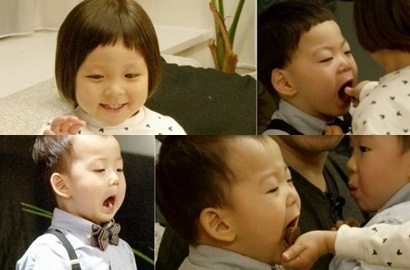 Choo Sarang Tenangkan Triplet dengan Permen Coklat 'Superman Is Back'