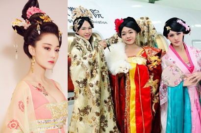Cantiknya Para Pramugara Tiongkok yang Cosplay Karakter 'Empress of China'