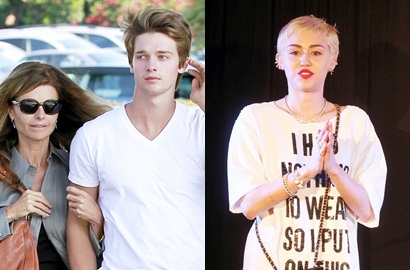 Cieee, Miley Cyrus Makan Malam Bareng Ibu Patrick Schwarzenegger