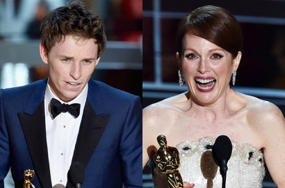 Eddie Redmayne dan Julianne Moore Terbaik di Oscar 2015