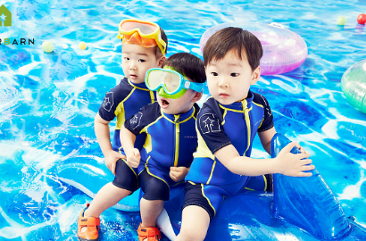 Lucunya Dae Han, Min Guk, Man Se Triplet Pemotretan Baju Anak-Anak