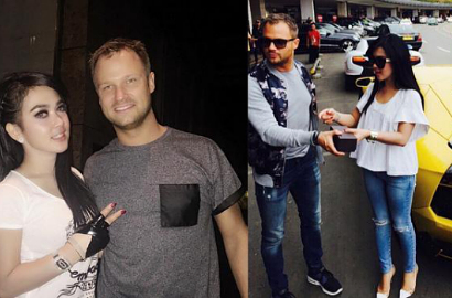 Syahrini dan DJ Jeffrey 'Dash Berlin' Makin Mesra