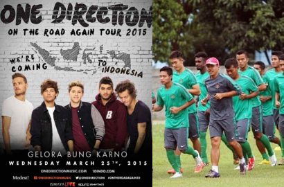 Netter Berseteru Gara-Gara Konser One Direction Geser Pra Piala Asia di GBK