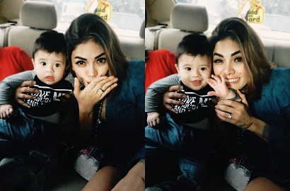 Lucunya Anak Nikita Mirzani 'Baby Al' yang Jadi Bintang Iklan