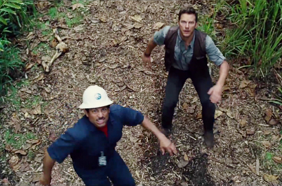 Chris Pratt Hampir Jadi Santapan Indominus Rex di Klip 'Jurassic World'