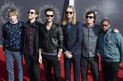 Maroon 5 Sapa Fans Jelang Konser Indonesia