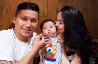 Gisella Anastasia Bikin Meme Tentang Putrinya, 'Gempita Si Cubitable'