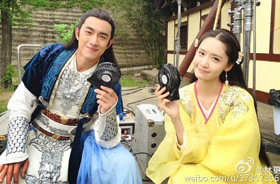 Yoona SNSD dan Lin Gengxin Tetap Mesra di Balik Layar 'God of War Zhao Yun'