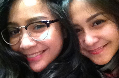 Intip Foto Masa Kecil Super Imut Nagita Slavina dan Marsha Tengker