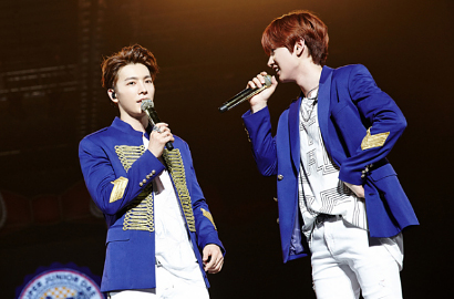 Donghae dan Eunhyuk SuJu Sukses Jadi Korban Dikerjai Fans Saat Konser