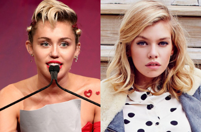 Biseksual, Miley Cyrus Kepergok Ciuman Bareng Model Victoria's Secret